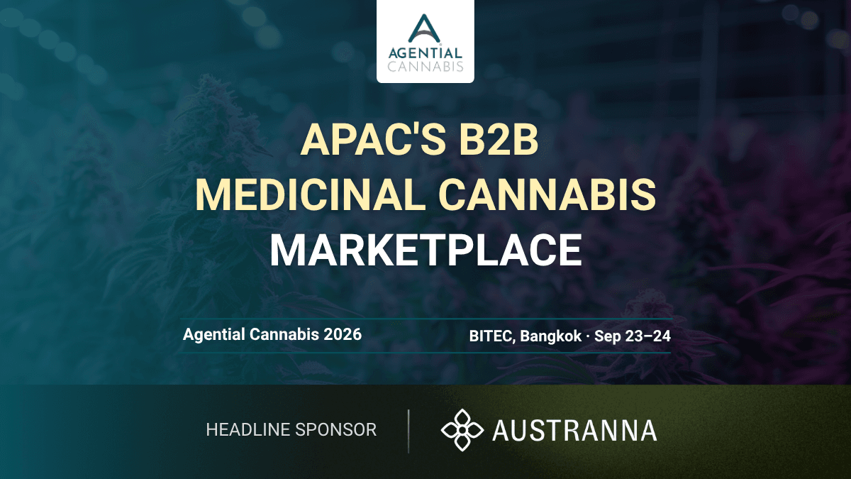 Agential Cannabis 2026 Takes Shape as APAC’s B2B Medicinal Cannabis Marketplace 