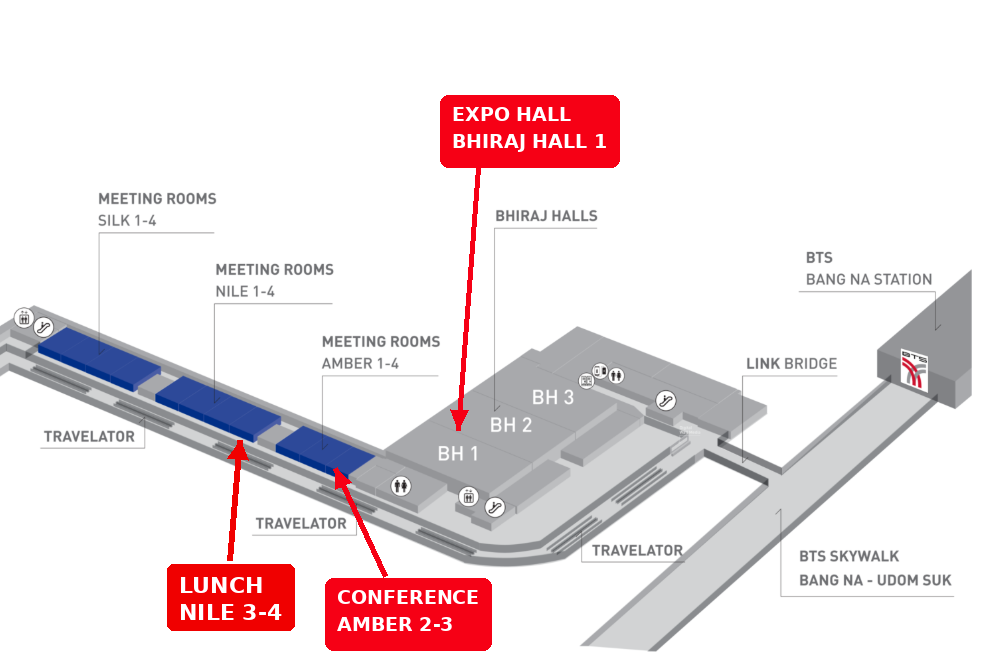 BITEC venue map